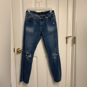 Lucky Brand Lolita Distressed Skinny Jeans Size 6